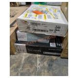 Assorted Bathroom Faucets and Floor and Wall Tiles