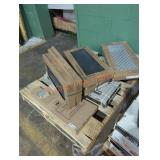 Skid lot of porcelain tiles