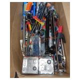 Box Lot Of Assorted Home Improvement Items