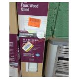 2" faux wood 23" x 48" white blinds