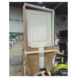 36" x 80" Primed Composite Door, White
