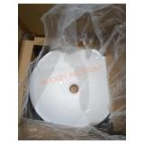 Kraus round Ceramic Sink, 13-3/4"