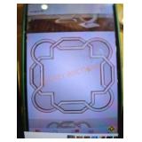 Large irregular champagne mirror 48" x 48"