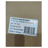 72"-144" double rod set brushed nickel