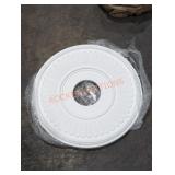 White Ceiling Medallion 15-3/4" x 3-7/8" x 3/4"