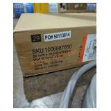 36" x 18" x 12" white wall bridge cabinet