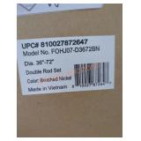 36"-72" Double Rod Set