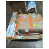 Skid lot of flooring vinyl and tiles