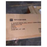 (6) Outlet Swivel Wall Mounts