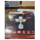 Halo triple head security floodlight