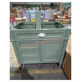 Green 36" vanity base