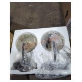 Black/Gold Wall Sconces