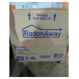 Radon away radon fan