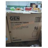 96 rolls of bathroom tissue