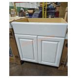36" white cabinet base
