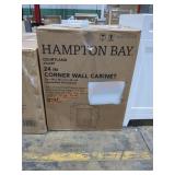 Hampton Bay 24" Corner Wall Cabinet