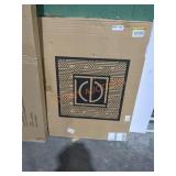 Timeless Home 34" x 24" Framed Oval Silver Mirror