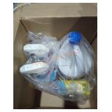Box Lot of Assorted Cleaning Supplies