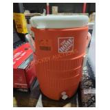 5 gallon orange drink cooler