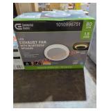 LED Exhaust Fan w/ Bluetooth Speaker