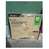 Metalux 2 ft x 2 ft selectable lumens led recessed
