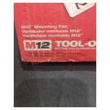 Milwaukee M12 mounting fan