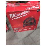 Milwaukee M18 18" fan Sold As Is Where Is No