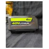 Ryobi 40v 6 ah battery