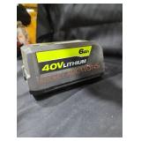 Ryobi 40v 6 ah battery