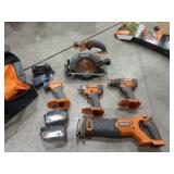 Ridgid 18v 5 Tool Combo Kit