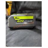 Ryobi 40v 6 ah battery