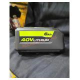 Ryobi 40v 6 ah battery