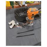 Ridgid Corded 1/4" Compact Fixed Base Router