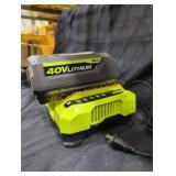 Ryobi 40v 4 ah battery and charger