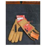 Milwaukee L Goatskin Leather Gloves