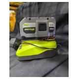 Ryobi 18v 6 ah battery and charger