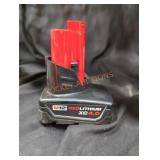 Milwaukee M12 xc 4 ah battery
