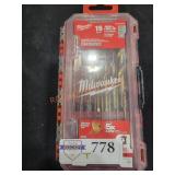 Milwaukee 15pc. Red Helix Titanium Bit Set