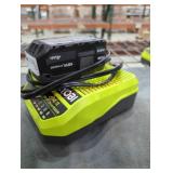 Ryobi 18v 4 ah battery and charger