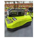 Ryobi 18v 4 ah battery and charger