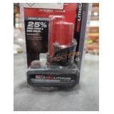 Milwaukee M12 xc 5 ah battery
