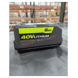 Ryobi 40v 6 ah battery