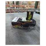 Ryobi 18v 2 ah battery