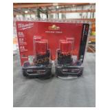 Milwaukee M12 xc 3 ah batteries