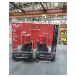 Milwaukee M12 xc 3 ah batteries