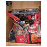 Box Lot of Assorted Tools