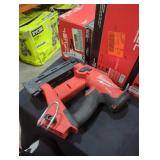 Milwaukee M18 18 ga 1/4" narrow crown stapler