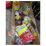 Box Lot Assorted Tools And Accessories