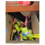 Box Lot Assorted Tools And Accessories