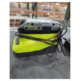 Ryobi 18v 2 ah battery and charger
